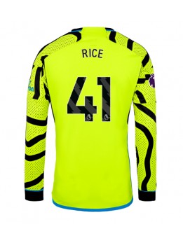 Moški Nogometna dresi replika Arsenal Declan Rice #41 Gostujoči 2023-24 Dolgi rokav